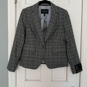 Banana Republe petite 00 plaid blazer